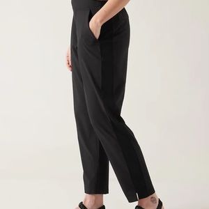 BUNDLE!!! 2 ATHLETA “Brooklyn Ankle Pants” 10Tall Black Elastic Pocket Joggets